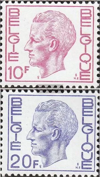 Belgien 1669zy-1670zy (kompl.Ausg.) postfrisch 1971 König Baudouin