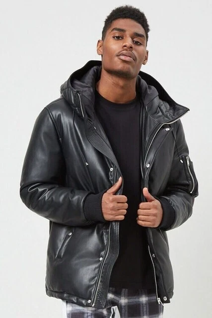 Forever 21 leather jacket mens hotsell