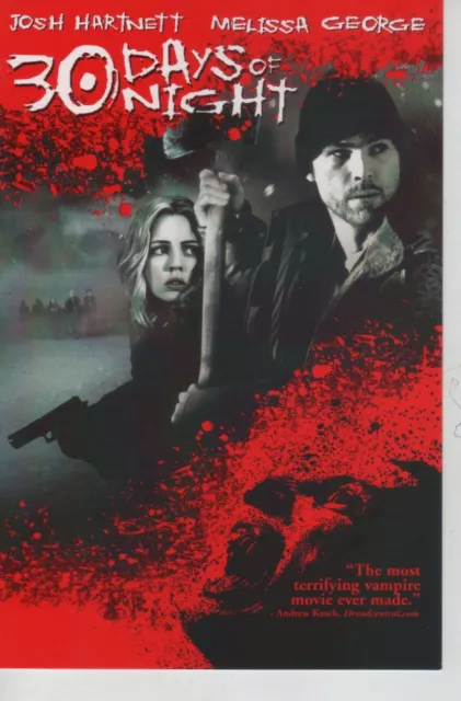 30 Days of Night movie poster lobby promo card