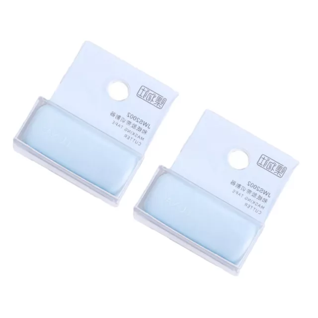 Mini Masking Tape Cutter: 2 Stk. Washi Tape Dispenser für Büro & Schule-GF