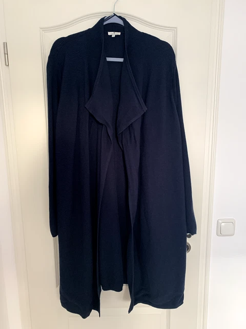 Tom Tailor lange Strickjacke Cardigan dunkelblau Gr. XXL