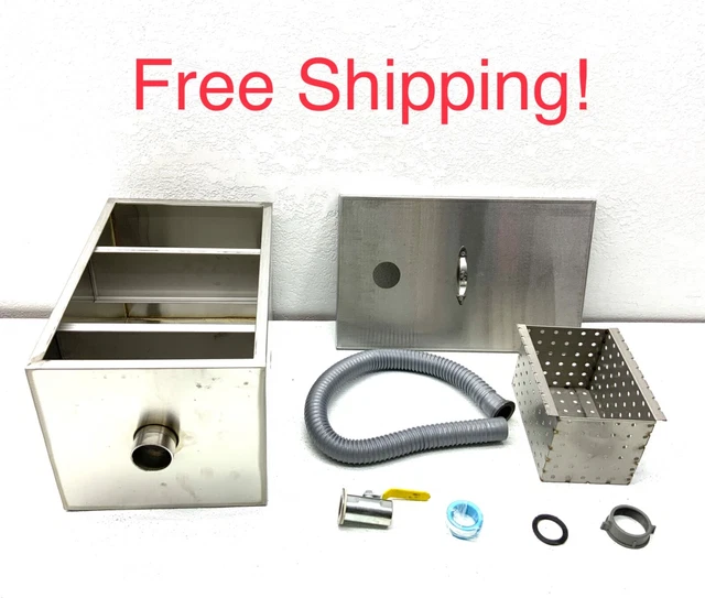 IHAYNER 9LBS Commercial Grease Traps Interceptor Grease Trap 5GPM