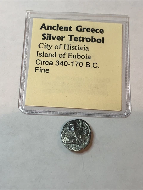 SASA City Of Histiatia Greek AR Tetrobol 340-170 BC