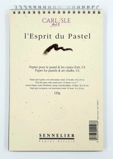 Sennelier Pastel Paper Pad C4 - 25 sheets - Choose Your Size 2