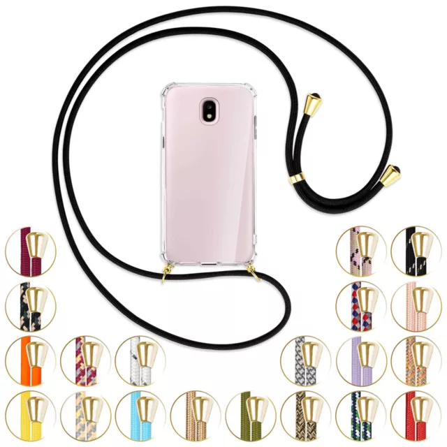 Collar (O) para Samsung Galaxy J5 2017 Funda con Cuerda Cadena Estuche