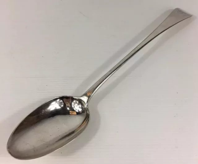 Antique Eley Fearn & Chawner 1813 Georgian Solid Silver Basting Spoon