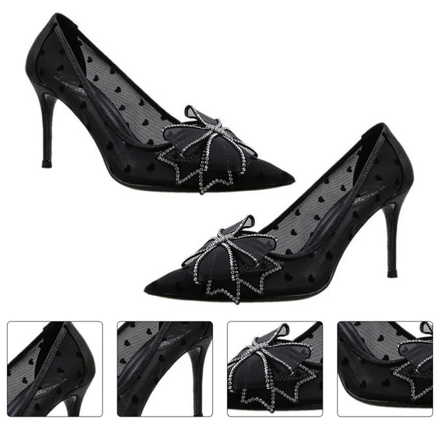 Maglia: materiale intrecciato scarpe cristallo Miss donna sandali tacco