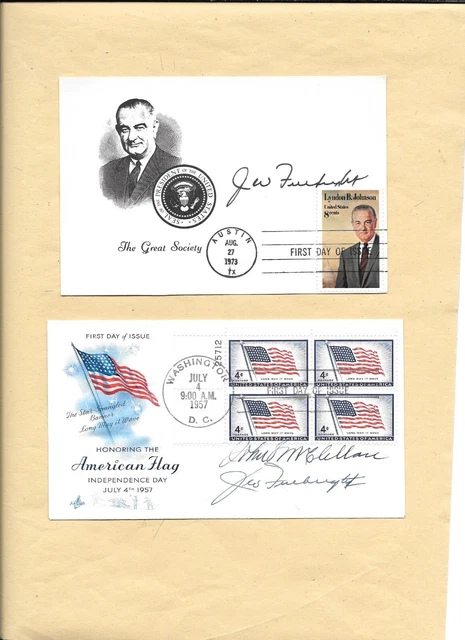 J.W. Fulbright & John L. McClellan, former Senators from Arkansas