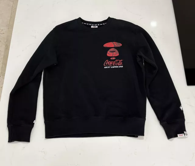Aape By A Bathing Ape x Coca Cola sweater Youth Large