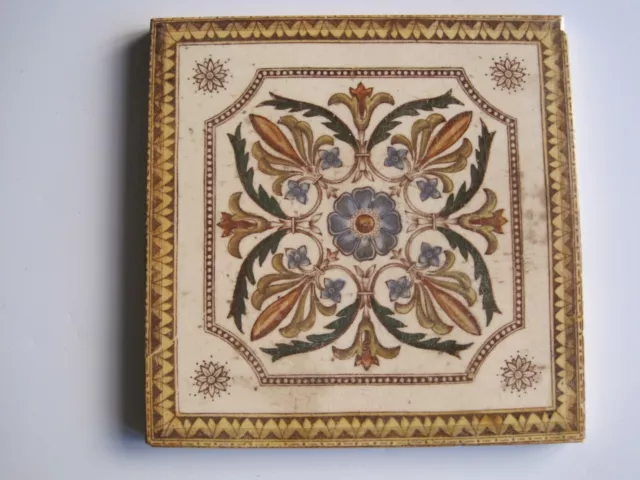 Antique Victorian Transfer Print & Tint Aesthetic Design Wall Tile Patt.1322