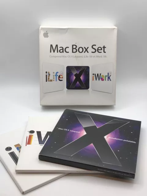 Mac Box Set - Mac OS X Leopard iLife 09 iWork 09 (MB997F7A)