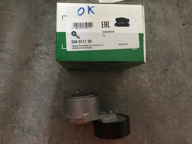 galet tendeur courroie INA 534011120 peugeot 206 306 307 partner