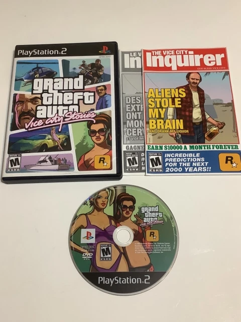 Notice/Manuel ONLY Pour GTA Vice City Stories Sur PS2 - Pas De Jeu - En Bon État