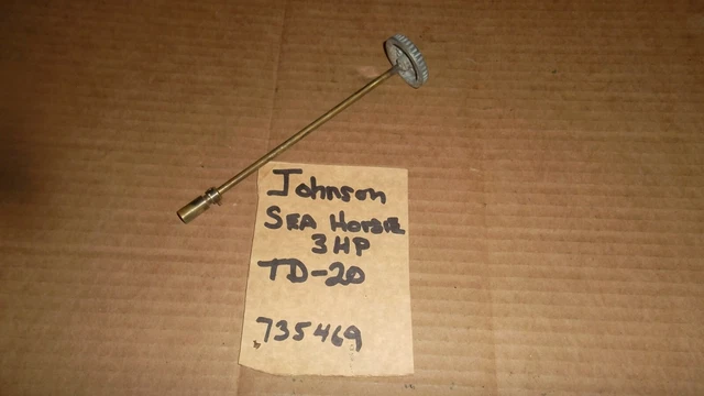 Vintage Johnson-Sea Horse 5 HP TD-20 Outboard 1946-50- Gas Mixture Knob- LOOK