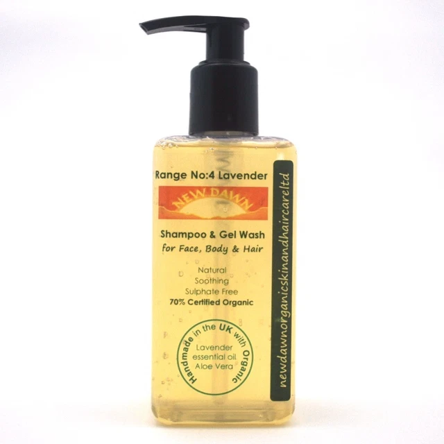 DERMATITIS, ECZEMA, ITCHY, FLAKY, DRY SCALP relief Organic Shampoo