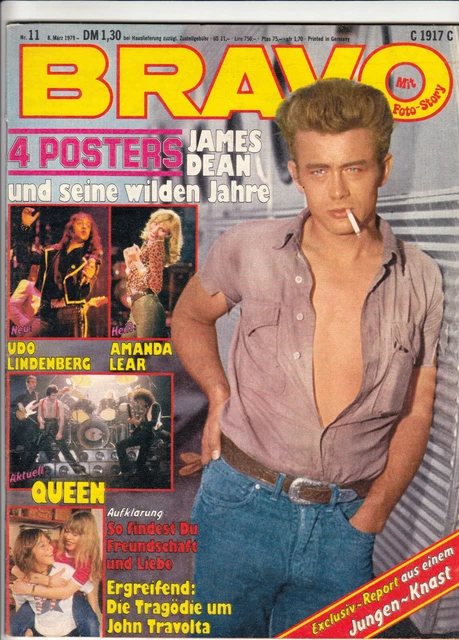 BRAVO | 8. März 1979 Nr. 11 | OUEEN, Lindenberg, JAMES DEAN u.v.m.  | Sehr Gut