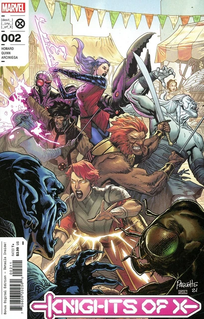 Knights of X #2 2022 Unread Yanick Paquette Main Cover Marvel Comic Book Howard