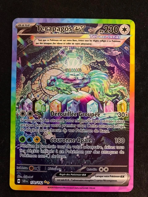 Carte Pokemon- Terapagos EX SVP 165-Promo UPC-FR-Scellee (port groupé