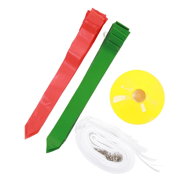 (Rot Und Grün) Teenager-Flaggen-Fußball-Set Lustiges Spiel Für