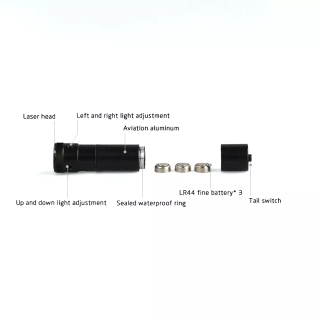 1 Stück Laserpointer Beam Light Rot Leistungsstarke Lazer 2
