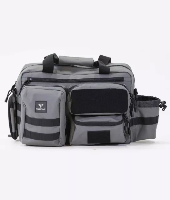 Tacpac 'Recon 2.0' Slate Grey Multifunctional Baby Diaper Nappy Bag Satchel Set