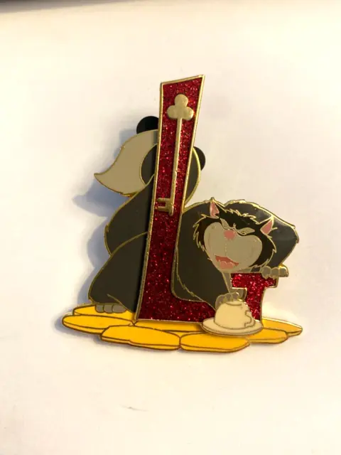 Disney Dlrp Walt Letter Series Pin Badge Lucifer The Cat Cinderella Letter L