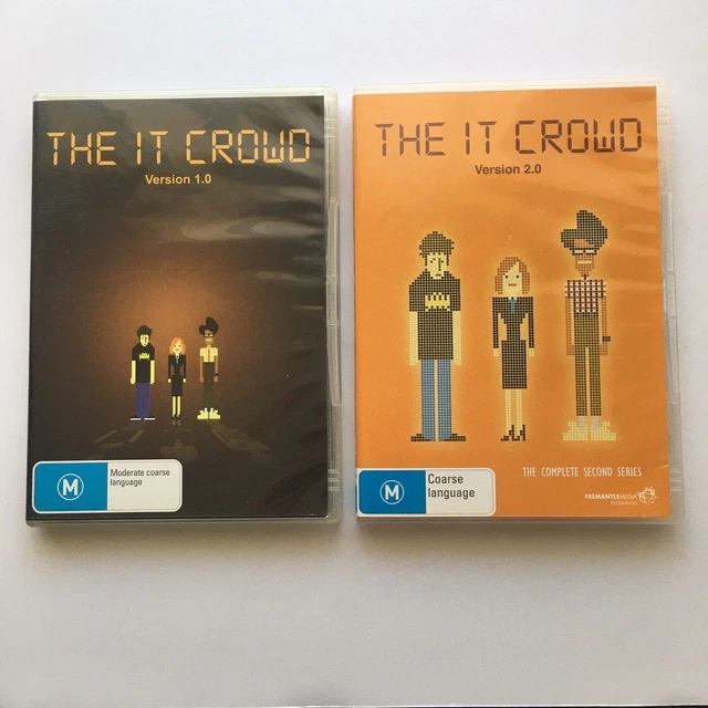 The IT Crowd Version 1.0 + 2.0 Bundle DVD 2006 Series Comedy British Region 4 