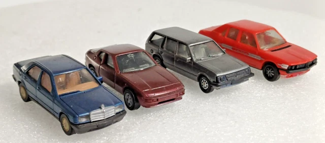 Set 4 Voitures Porsche Märklin – Échelle 1:43 – Modèles Vintage Italie – Occasion