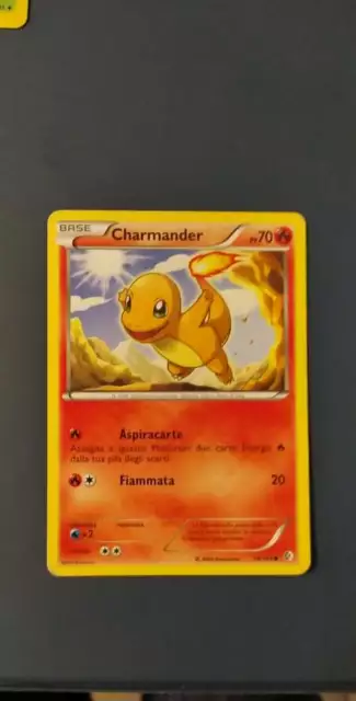 Pokemon 151 Conjunto Mew It Ita 004/165 Charmander Raro Holo Reverso