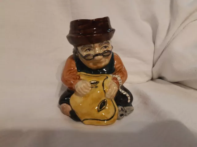 Roy Kirkham Pottery 781 Tailor England Staffordshire Hand painted Toby Jug