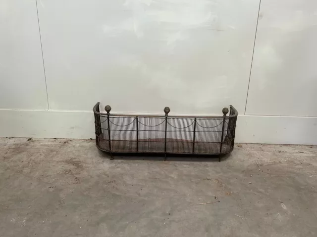 Georgian Regency Brass Wire work Fire Guard Fender