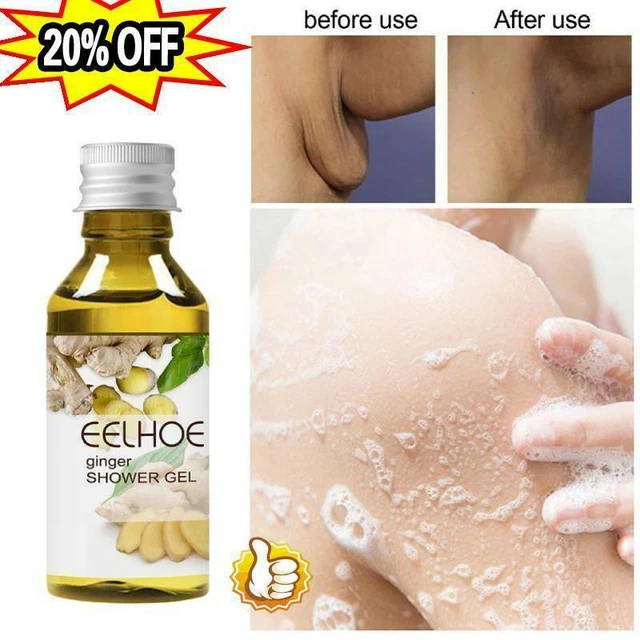 50ml Lymphatic Drainage Herbal Shower Gel Body Weight Loss Ginger Shower Gel