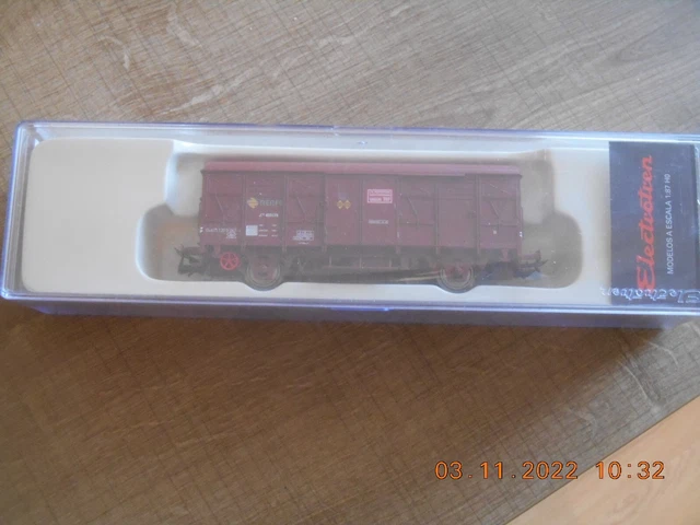 Electrotren - EL1572 - Modélisme Ferroviaire - Wagon Bache Transfesa Type LIS