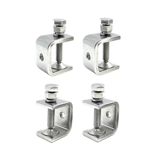 New Adjustable Wide Jaw Opening Heavy Duty Screw C Clamps for Small Desk Clamp