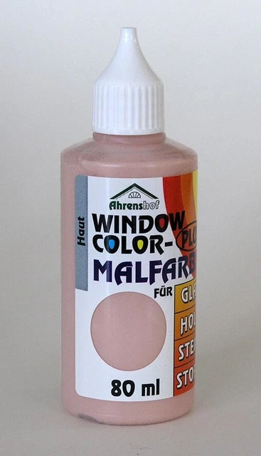 Ahrenshof Window Color Plus Fenstermalfarbe Haut 80 ml