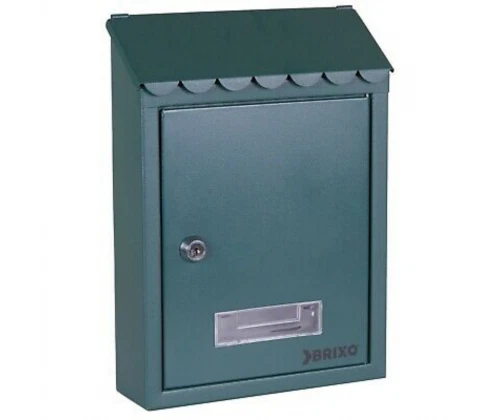 Cassetta Postale Natalizia In Metallo Rosso Per Letterine A Babbo Natale - 25x12x38 Cm, Decorazione Per Interni Ed Esterni, Villaggio Natalizio - 2