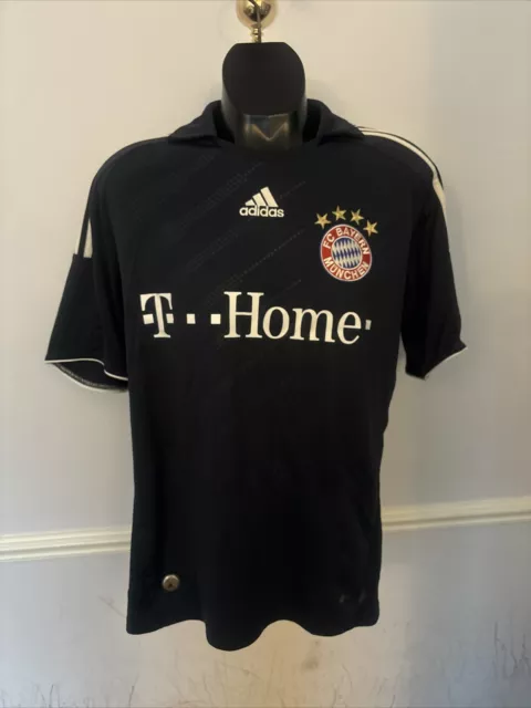 BAYERN MUNICH 2008 2009 AWAY FOOTBALL SHIRT SOCCER JERSEY ADIDAS Large L