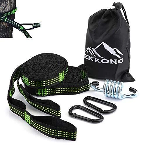 EKKONG Sangles pour Hamac Kit Fixation Hamac Réglables 300cm de Long Charge M...