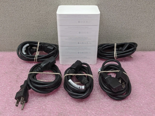 5x Genuine Apple A1097 Cinema HD Display 90W Power Adapters w/ Cord | AP470