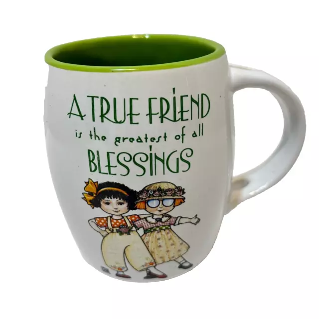 Vintage Mary Engelbreit Novelty A True Friend Coffee Tea Cup Mug TC354