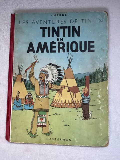 Tintin en Amérique - B3 - 1949
