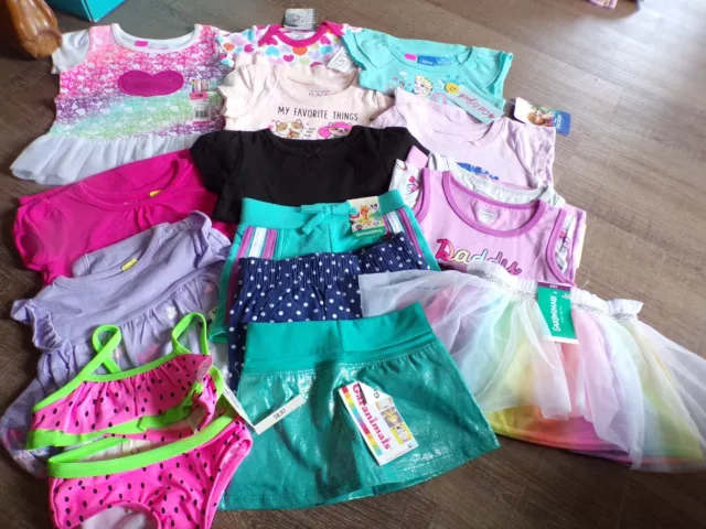 Girls  12 Months Wonderful Lot of  Mixed  Summer Clothes! New with Tags!