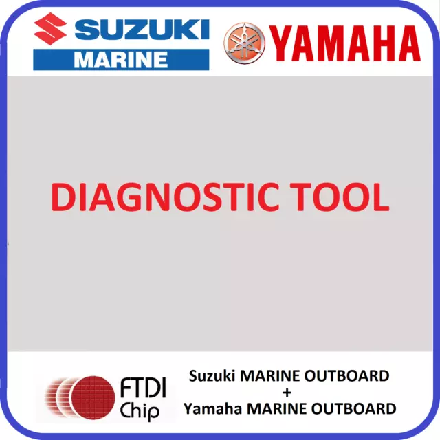 Diagnostic USB Cable kit for Suzuki SDS 8.70 + Yamaha YDS 1.33 Outboard Marine