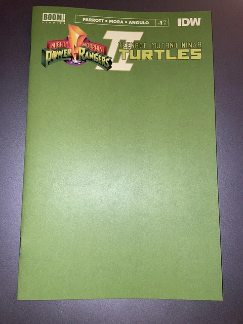MMPR TMNT II #1 (OF 5) Cover Blank Sketch Variant IDW boom Studios Ninja Turtles