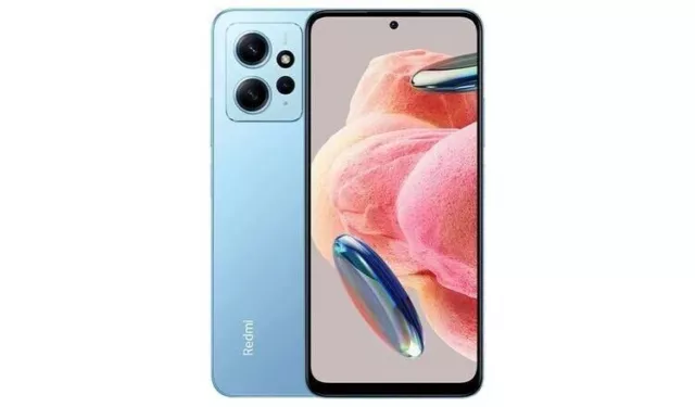 Xiaomi Redmi Note 12 - 4GB - 128GB - 6.67” Dual Sim Unlocked Ice Blue - UK