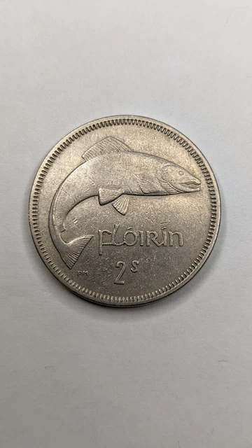 [🇮🇪Ireland] - 1 Floirin/2 Scilling (1965) Coin