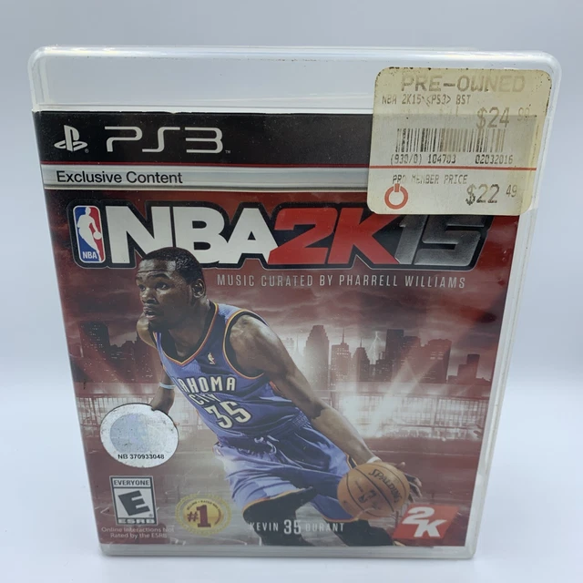 NBA 2K15 [PLAYSTATION 3 PS3] Basketball COMPLETE Tested, Near Mint Disk