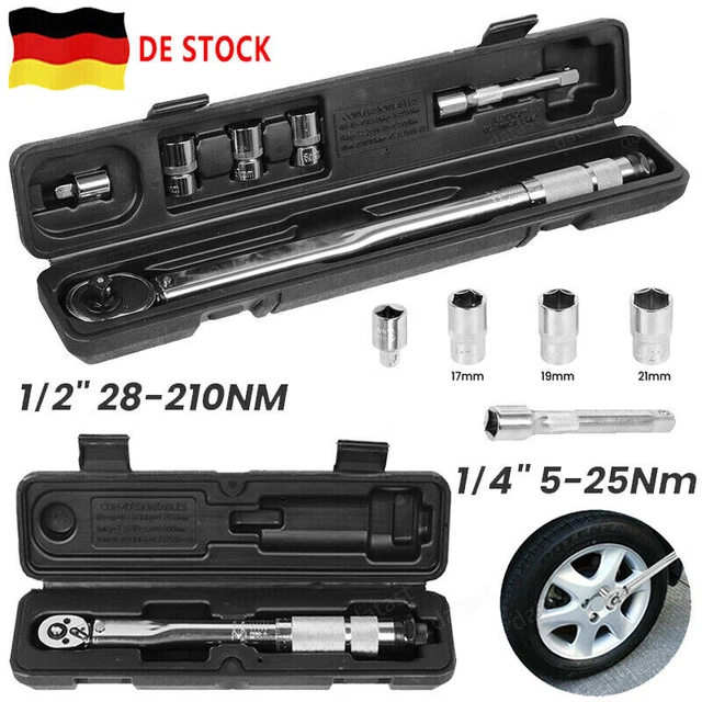 DRAPER Steckschlüssel-Set, 15 Stück, Metrisch – 1/5 Zoll Antrieb, In Metallbox, Blau