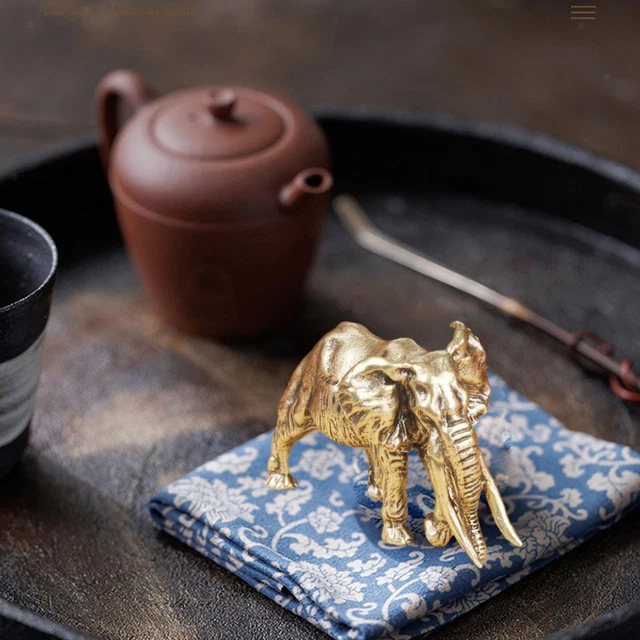 Gong Feng Shui En Laiton - Décoration Zen Pour Bureau - Porte-Bonheur Avec Bracelet Cordon Rouge Offert