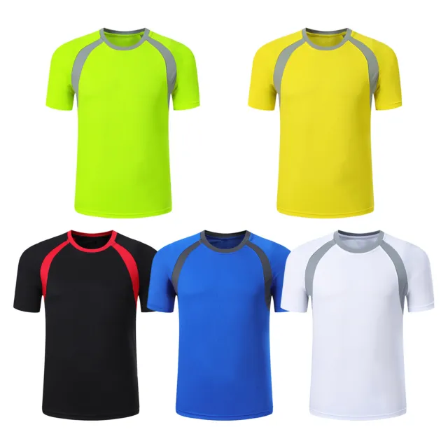 Boys UPF 50+ Short Sleeve Swim Shirt Qucik Drying Running Top Sports Gym T-shirt